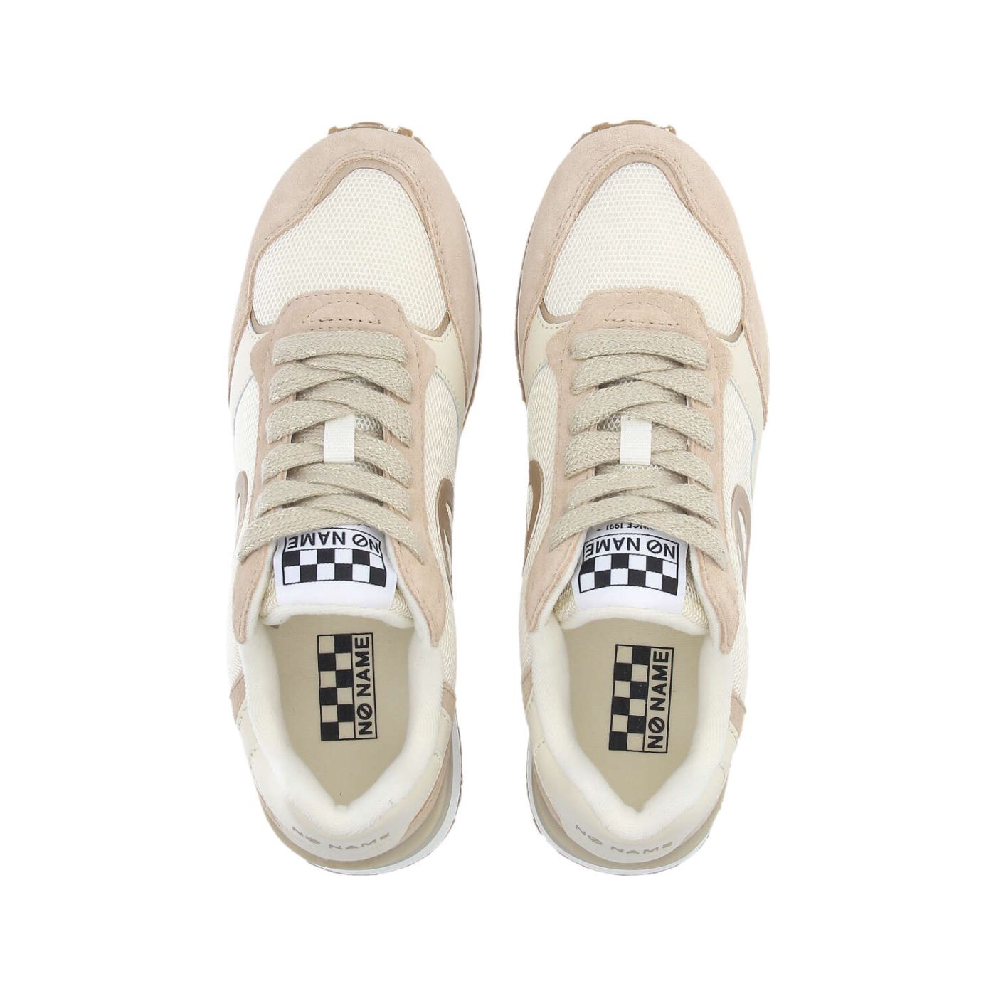 TOVA RUNNER W - SUEDE/MESH/NAPP - BEIGE/BIANCO SPORCO